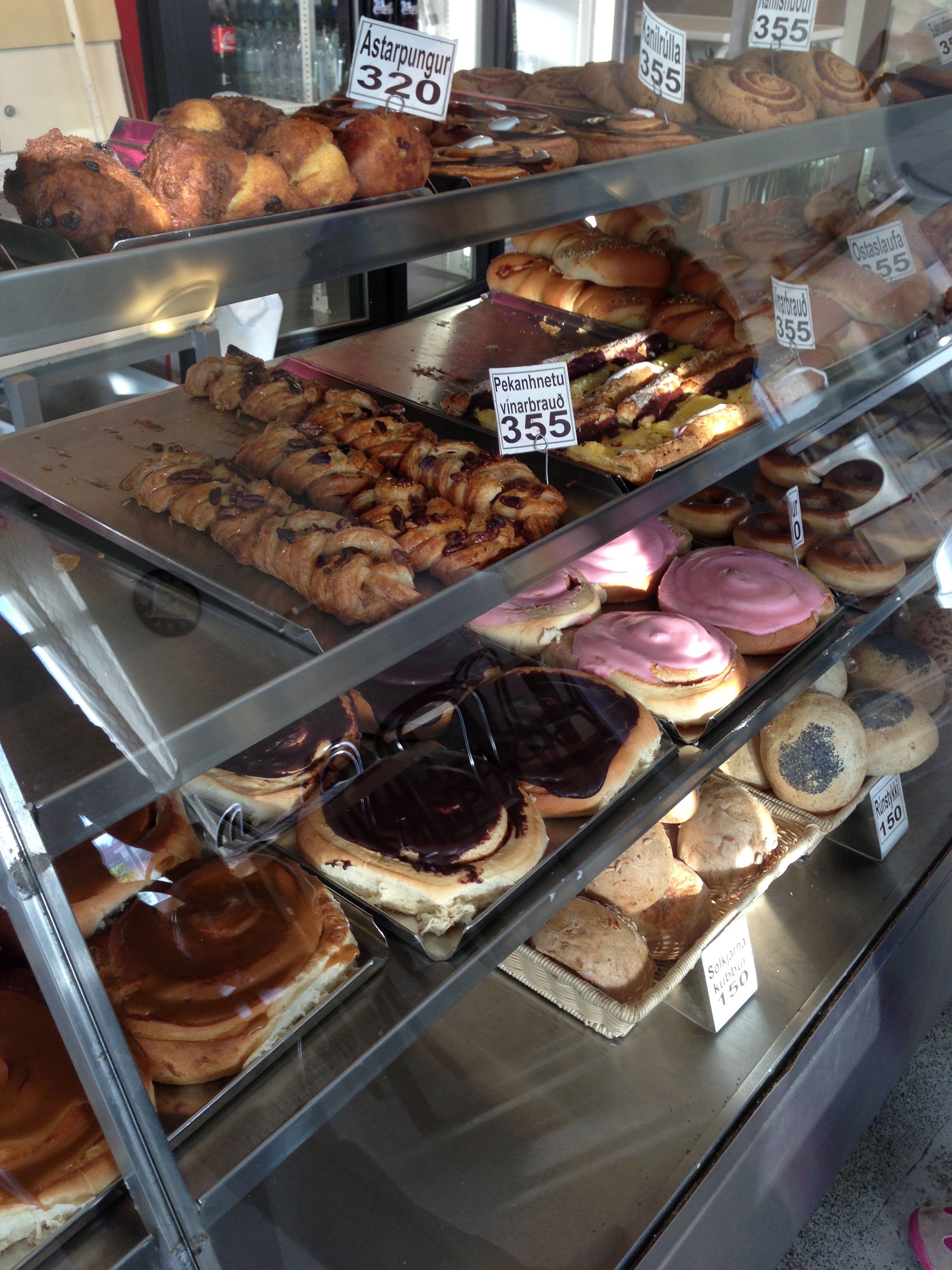 Selection of pastries.