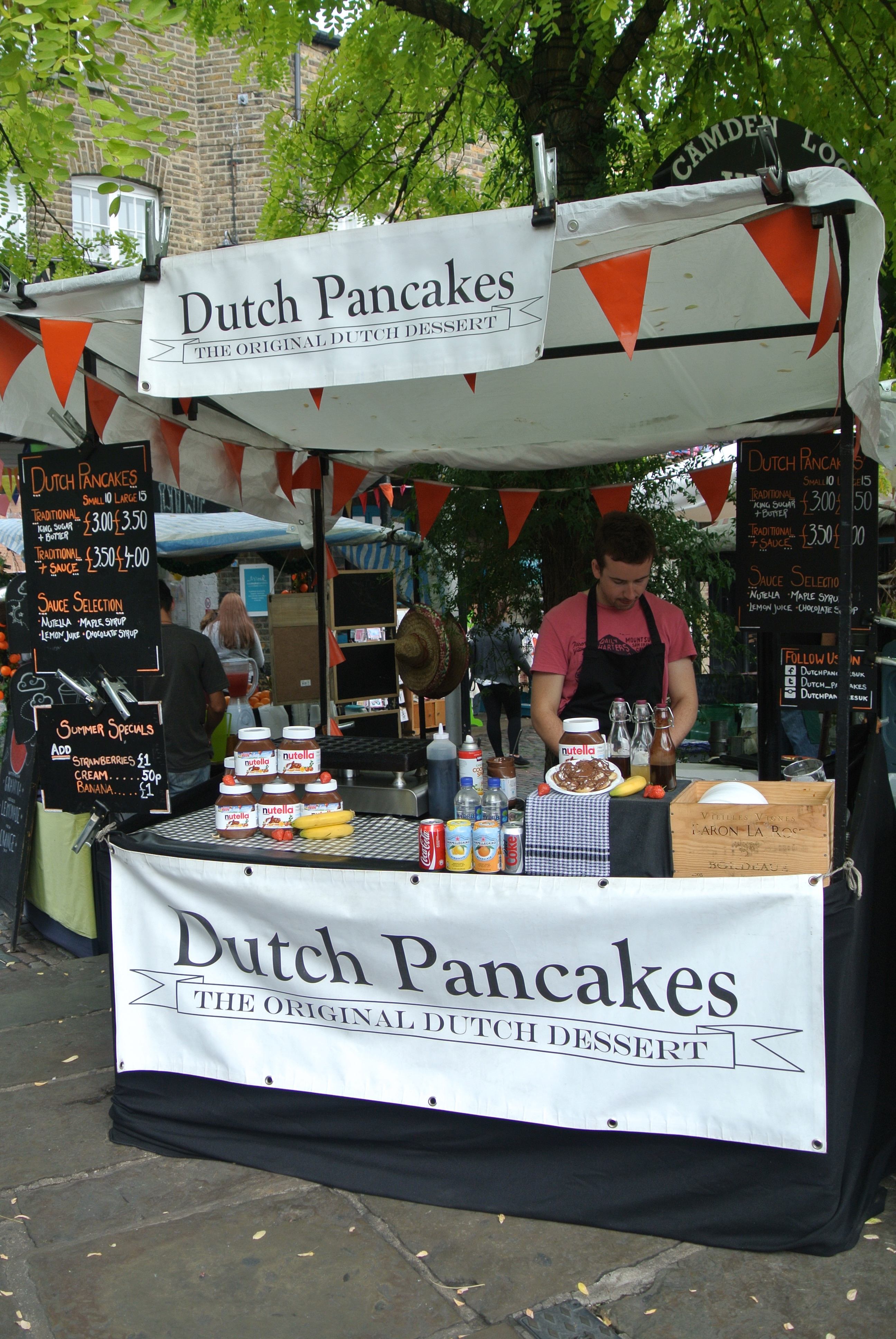 Dutch Pancakes booth.