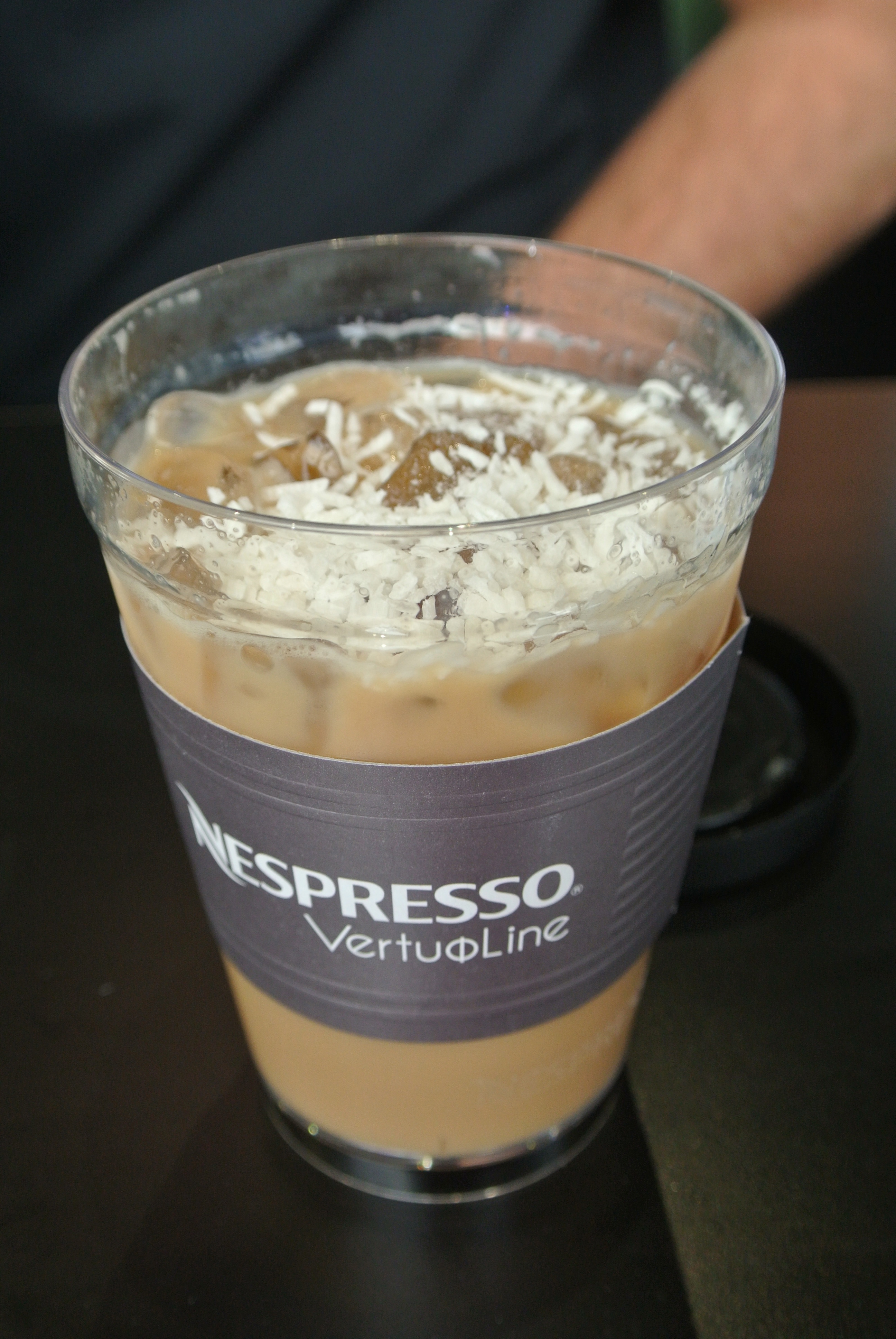 Nespresso's coconut iced coffee.