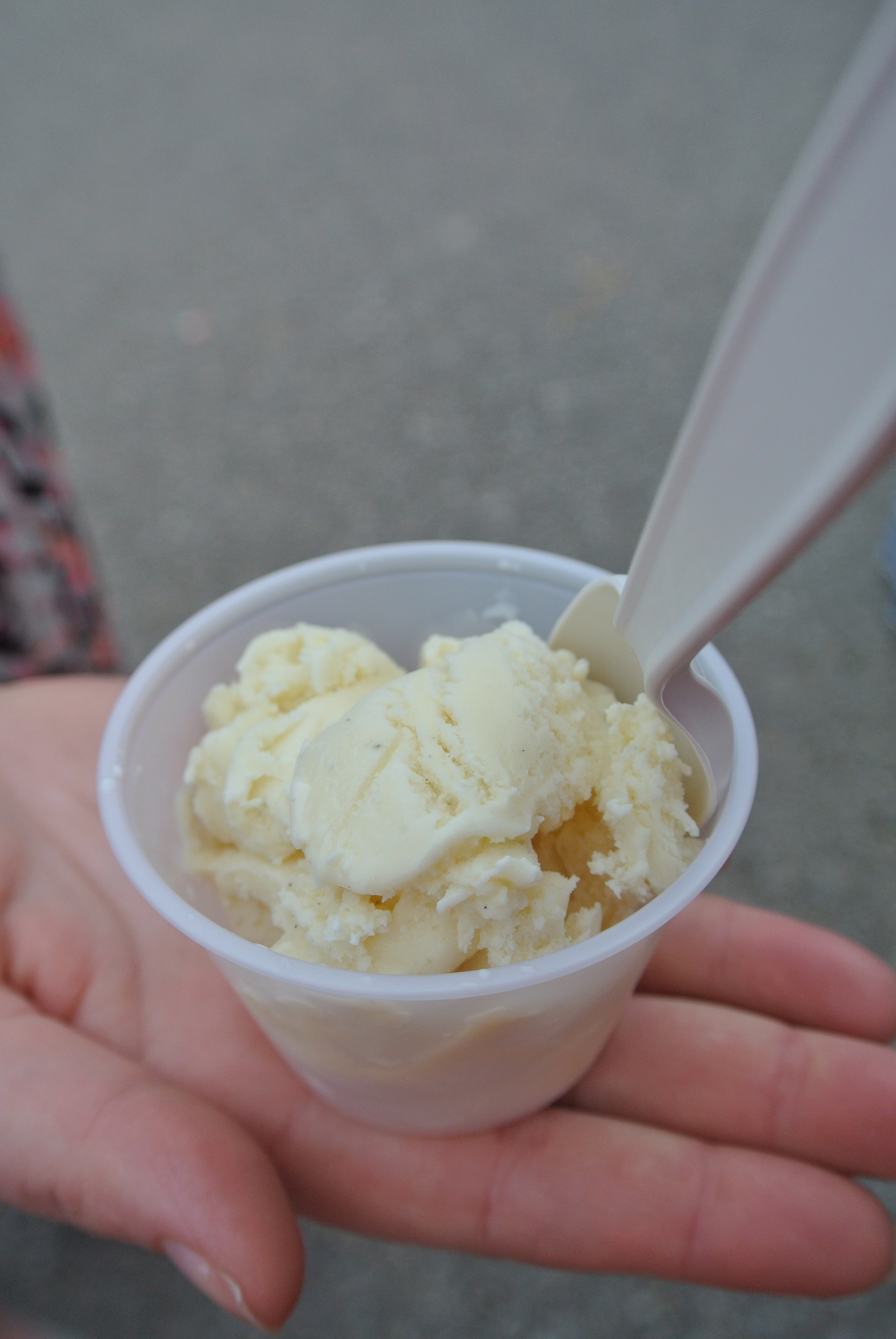 Woolwich Dairy's goat cheese ice cream.