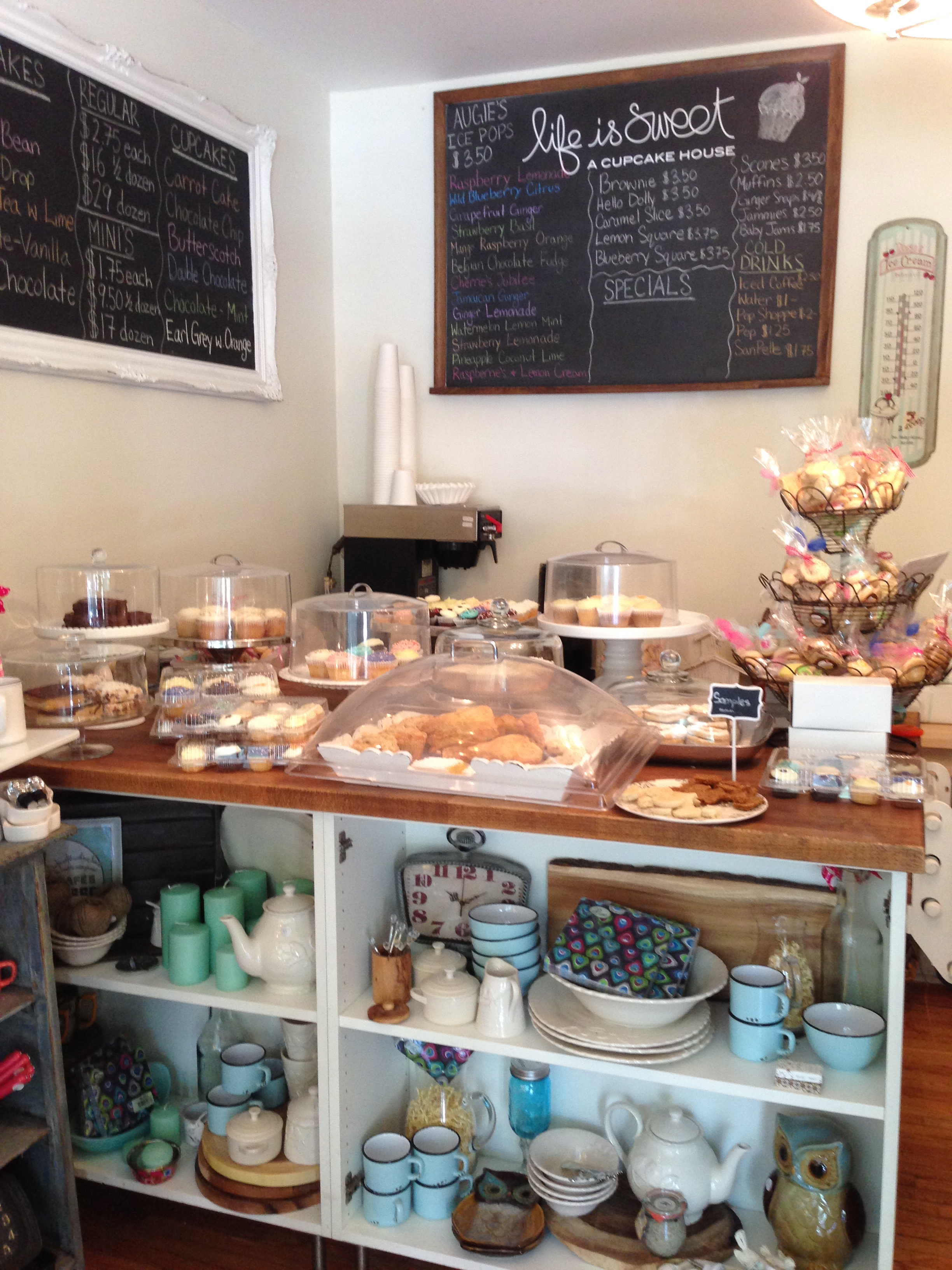 The bakery counter.